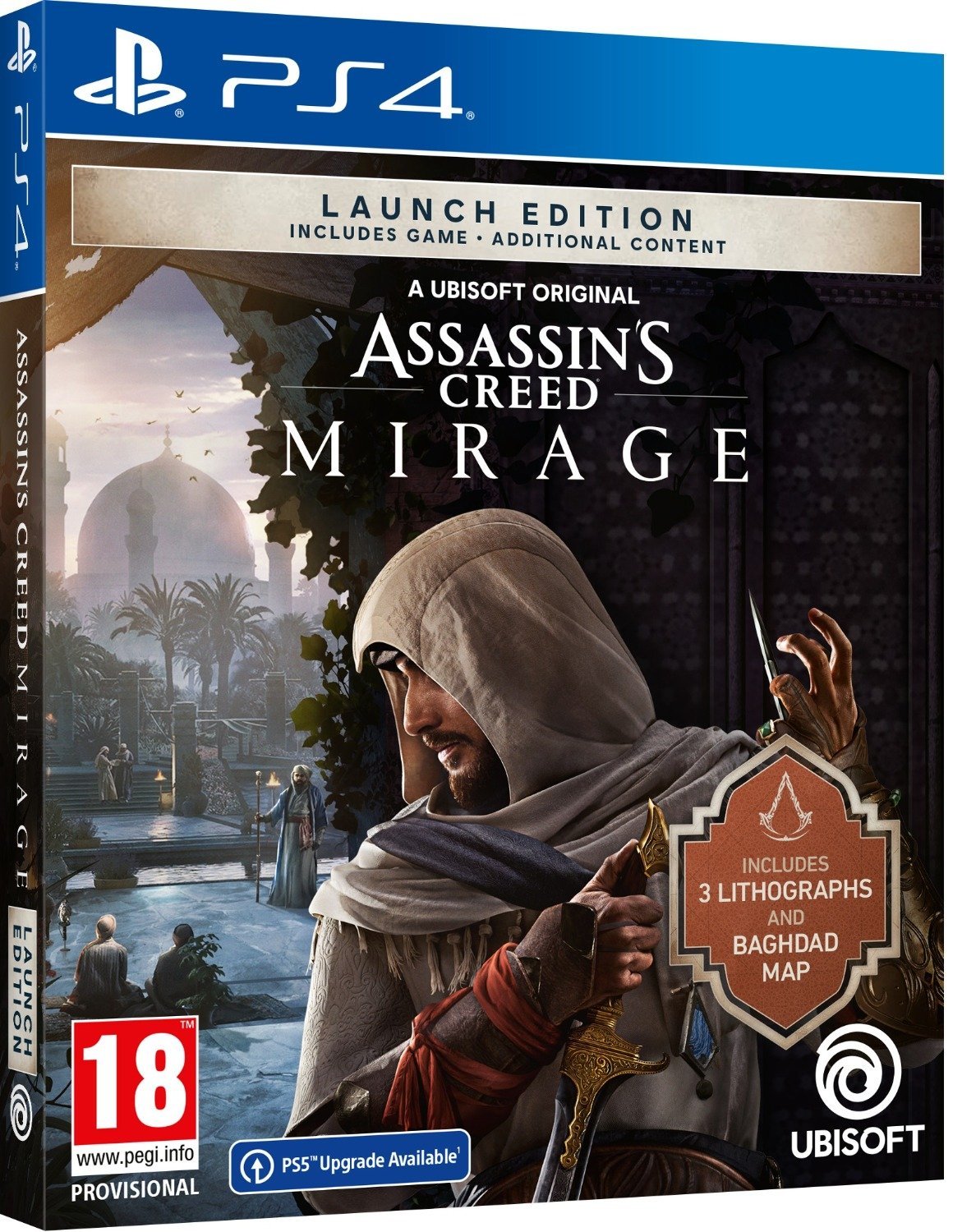 Гра Assassin`s Creed Mirage Launch Edition для Sony PlayStation 4, Russian Subtitles, Blu-ray (3307216258018)